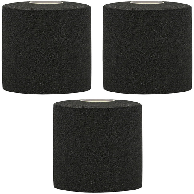 크리다 언더랩 근본 스포츠테이프 7cm x 10m 블랙, 3개, 1개입