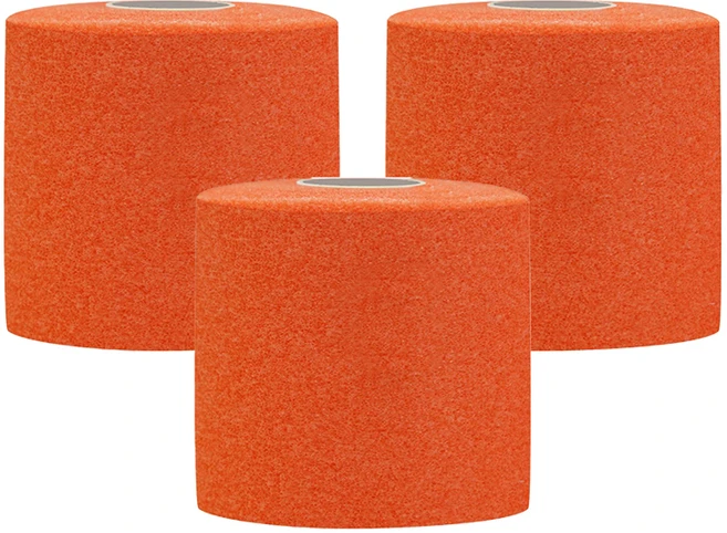 크리다 언더랩 근본 스포츠테이프 3.5cm x 20m 오렌지, 3개, 1개입 - 쿠팡