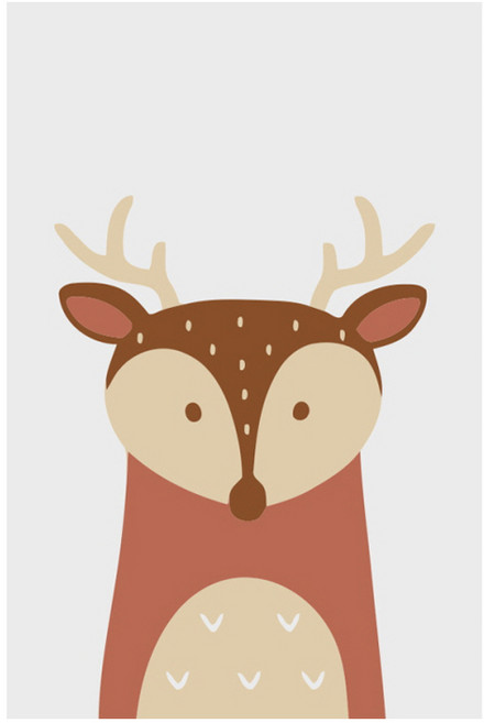 모모픽스페인팅 DIY 명화그리기 10 x 15 cm, A30 사슴, 1개