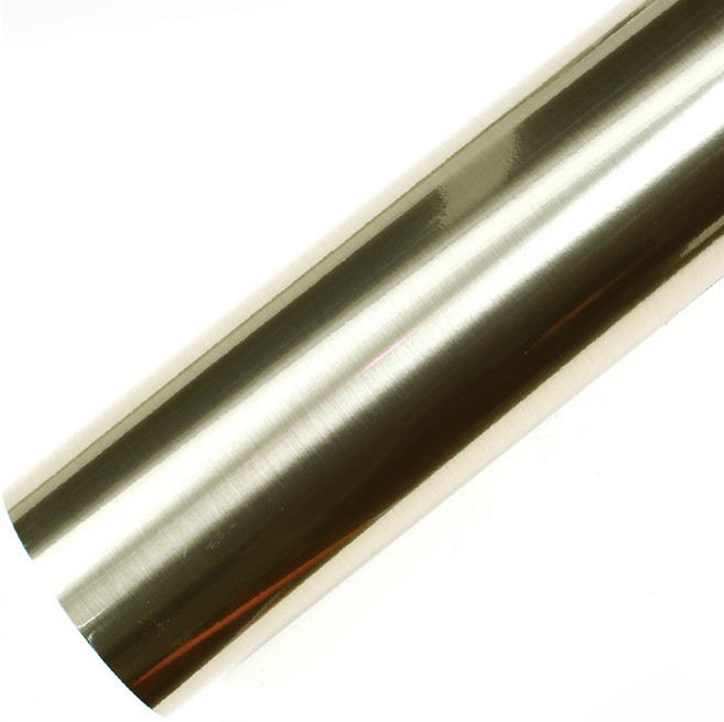 로즈로사 인테리어 필름 헤어라인 메탈 시트지 HL238, 라이트골드, 폭 60cm x 길이 50m