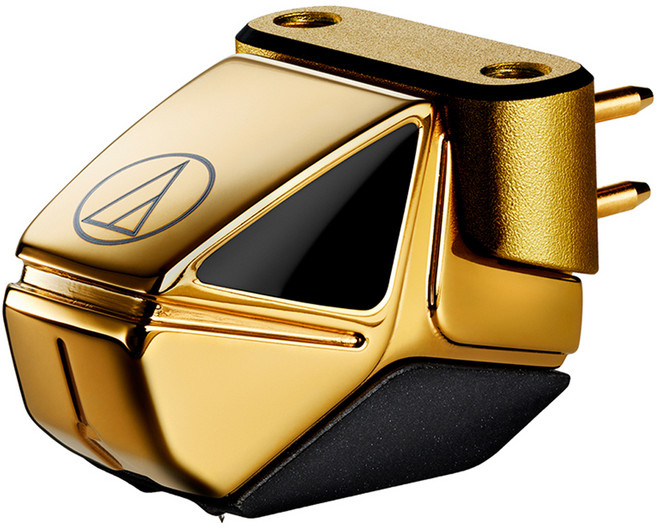 오디오테크니카 스타일러스 캔틸레버, 블랙 + 골드, AT-MC2022