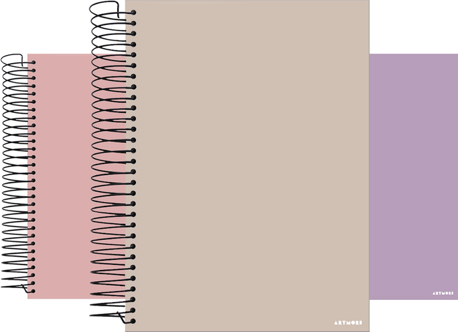 아트모아 안전하고 두꺼운 연습장 140p, 랜덤발송, 3개