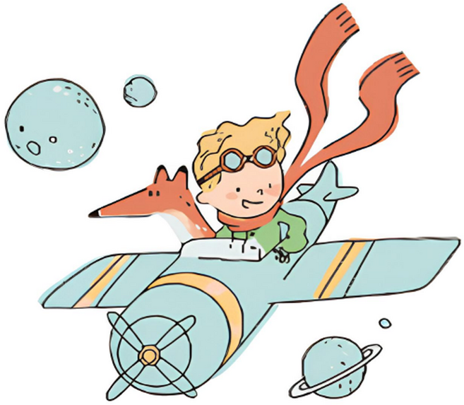 모모픽스페인팅 DIY 명화그리기 10 x 15 cm, A36 날으는 어린왕자, 1개