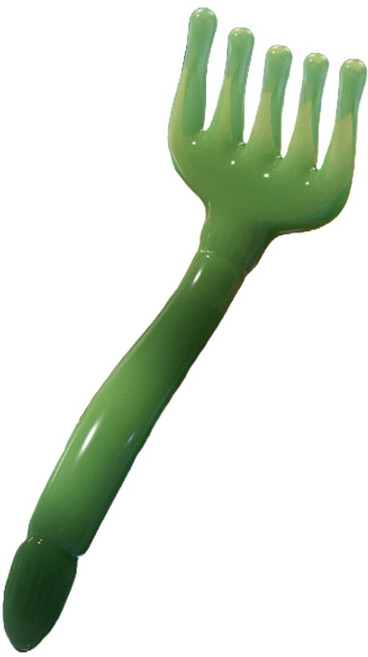 레벤픽 두피 경락 마사지기, 그린, 1개