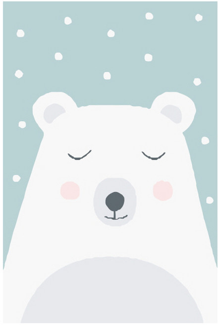 모모픽스페인팅 DIY 명화그리기 10 x 15 cm, A31 흰 곰, 1개