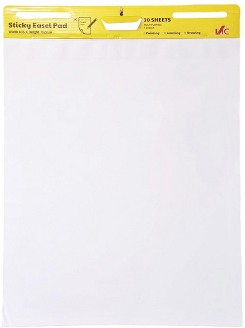 빅드림 VIC 이젤패드 63.5 x 76.2, 화이트, 30개입, 1개