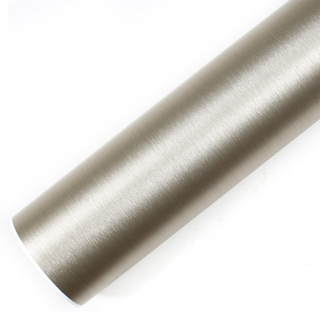 로즈로사 인테리어필름 헤어라인 메탈 시트지 RM16, 페일골드, 100cm x 50m