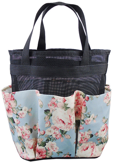 뷰레이터닷컴 물 빠지는 매쉬 포켓 수영가방, 스카이블루