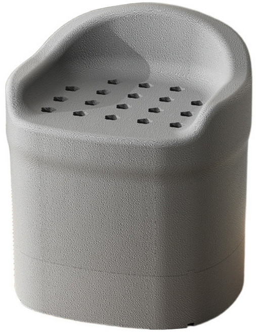 디페이브 사계절 노인 임산부 하이렉 목욕 의자 L, 그레이, 1개