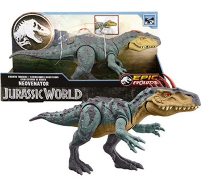 마텔 쥬라기월드 자이언트 트래커 다이노 피규어 네오베나토르, 1개