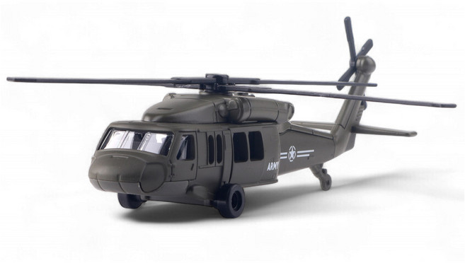 웰리 블랙호크 헬리콥터, 혼합색상, 1개
