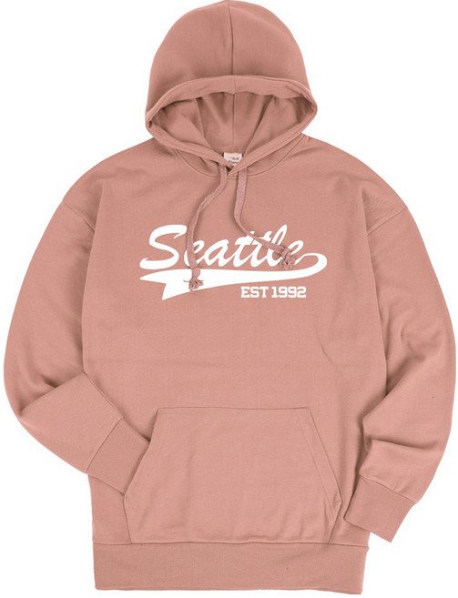 에어플레인 시애틀 1992 기모 오버핏 후드티