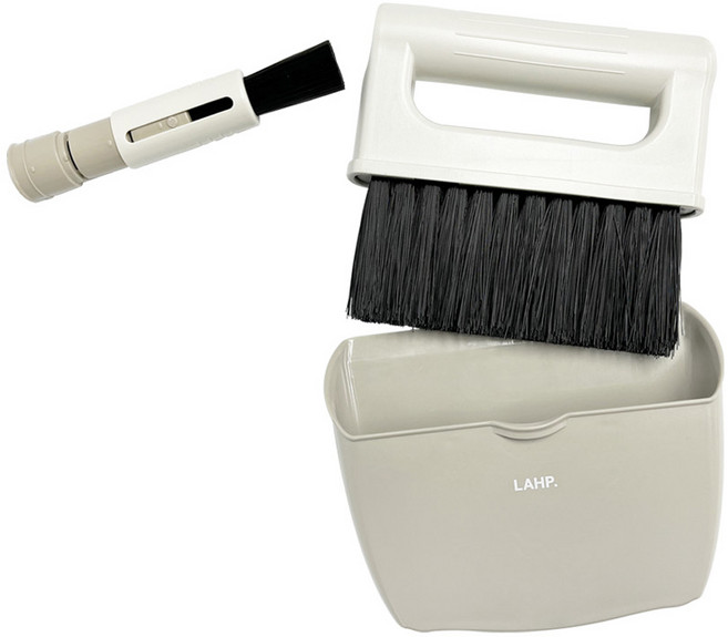 라프 포켓비 미니 빗자루 쓰레받기 세트 PKB, 1개, 베이지