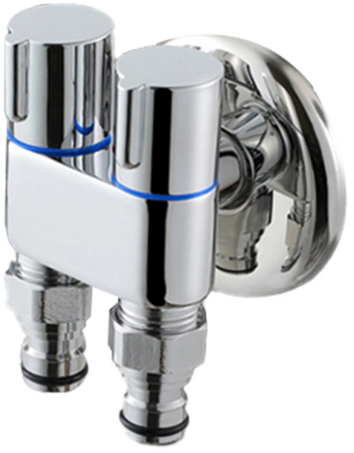 BK 두갈래 세탁밸브 냉수, 1개