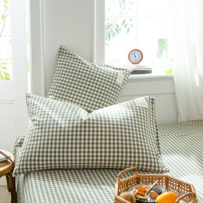 꿀잠오는 부드러운 순면 베개커버