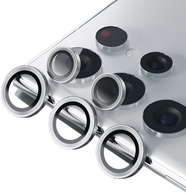 하이온 카메라 메탈 링 보호필름 세트 실버, 1세트