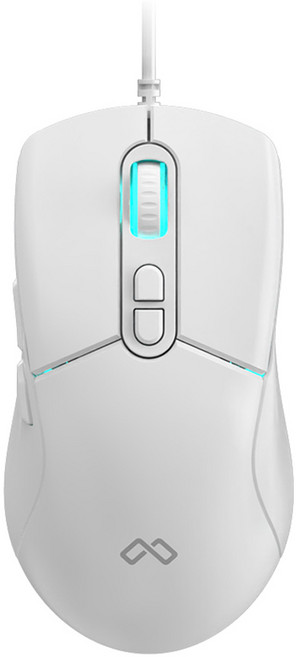 MAXTILL Type-C+USB LED 電腦 筆記型電腦 平板 低噪音滑鼠, 白色, GM-MCU30