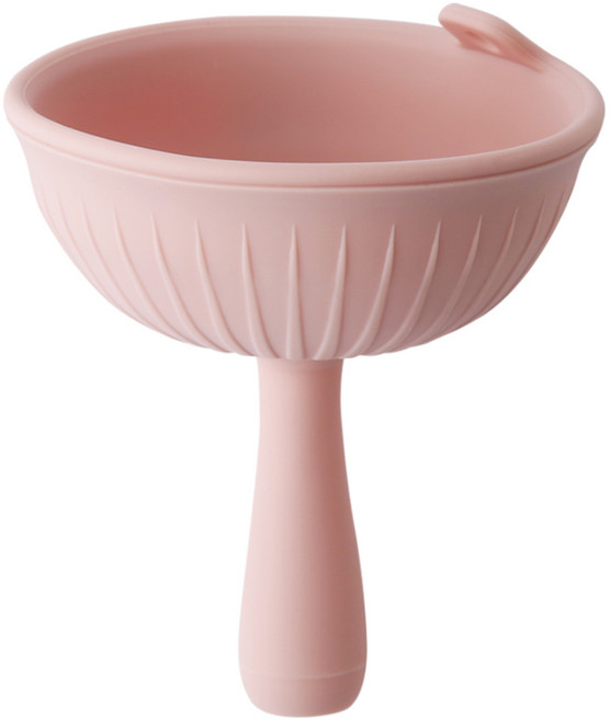 이지실리 실리콘 다용도 접이식 깔때기, 핑크, 1개