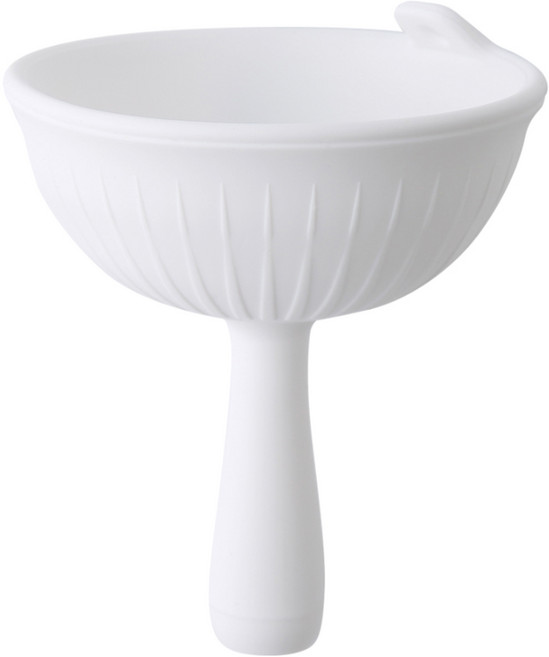 이지실리 실리콘 다용도 접이식 깔때기, 화이트, 1개