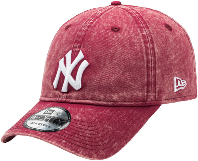 뉴에라 남녀공용 MLB 뉴욕 양키스 애시드 워시 언스트럭쳐 면 볼캡 1420580, UCAR(14205801), 1개