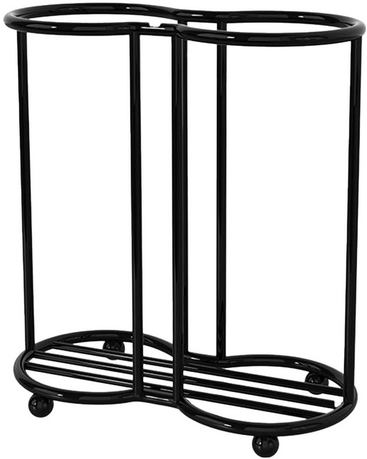 타미나요 깔끔한 종이컵 보관 홀더 디스펜서 더블컵, 블랙, 1개