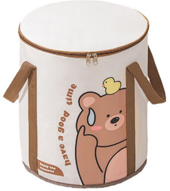 피어니스트 덮개형 접이식 욕실 족욕통, 1개, 브라운