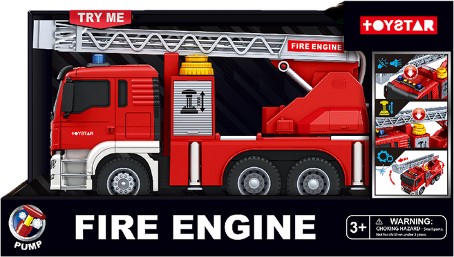 씽크토이 T-7 소방차, 혼합색상, 1개