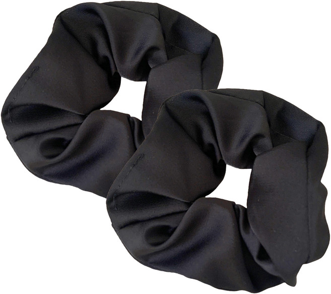 새틴 스크런지 곱창밴드 2p