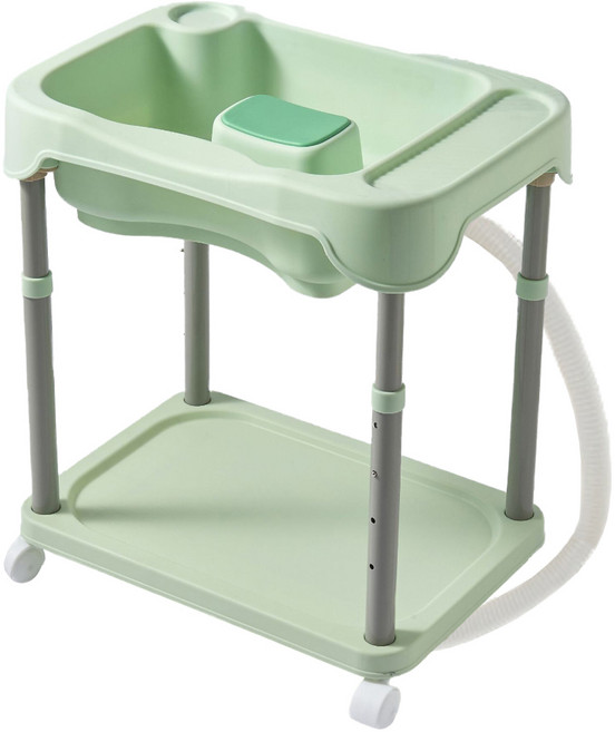 디페이브 심플 휴대용 머리감기 세발기 FREE, 그린, 1개