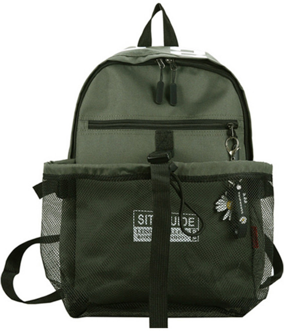 연이랜드 매쉬 포켓 스포츠 백팩