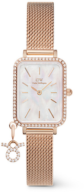 다니엘웰링턴 QUADRO CRYSTAL ZODIAC MELROSE 조디악 패션 메탈시계 + 황소자리 팬던트 패키지