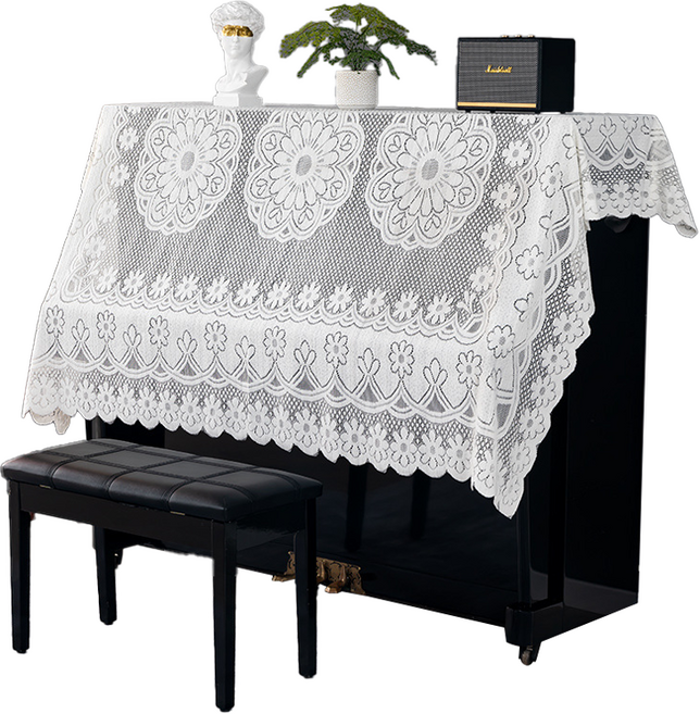 탑피아 간편한 피아노 하프커버 60 x 60 cm single stool towel, 쭈리매화, 1개