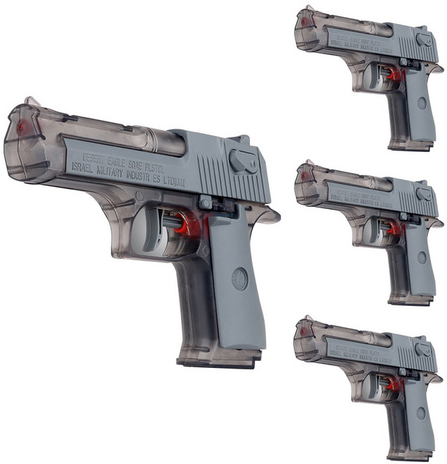 바니랜드 데이저이글 피젯 워터건 4p, 그레이, 4개