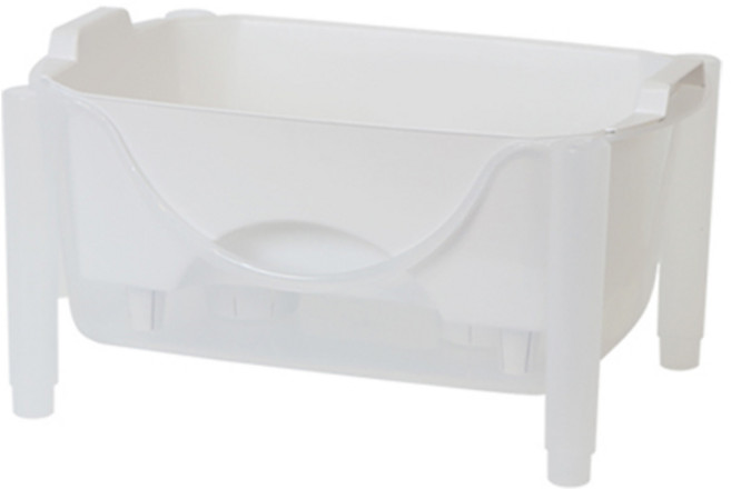 플라팜 라운드 저면관수 베란다 텃밭 화분 1단, 투명, 1개