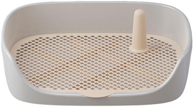 파스텔펫 반려동물 모던 튐방지 배변판, 그레이, 1개