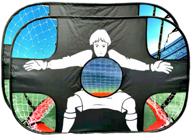 Likes 便攜式可折疊足球球門 目標準確度練習, 紅色