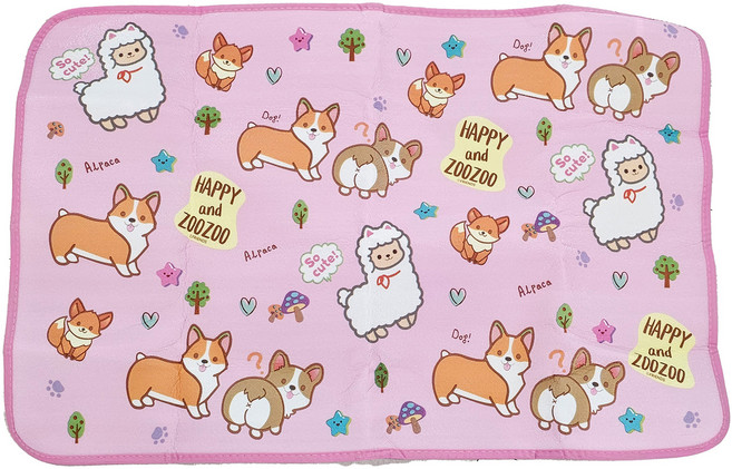 단비나인 체험학습 피크닉 매트, 핑크