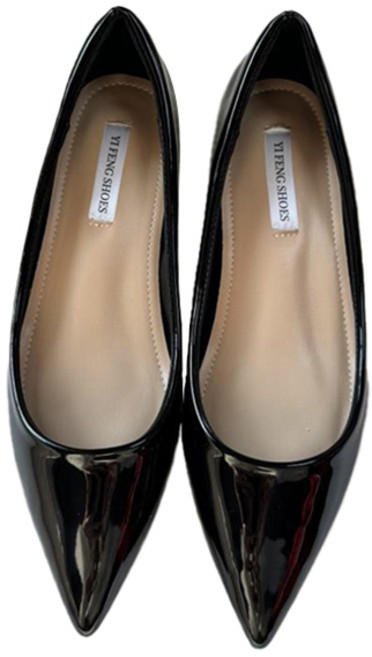 페이퍼먼츠 팸므 솔리드 스텔레토 플랫슈즈 02400