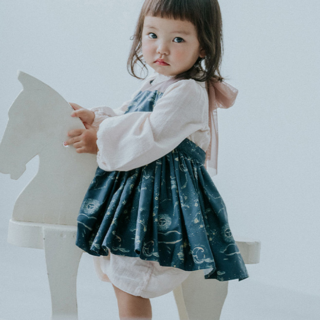 MARLMARL 여아용 new bouquet 6 앞치마