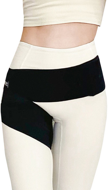 러비쉬 고관절 골반 압박밴드, 블랙, 1개