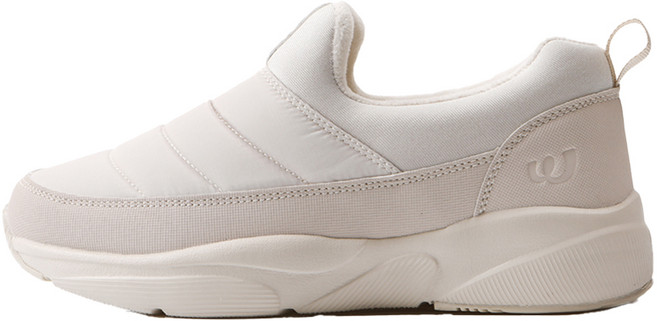 월드컵 여성용 히터 방한 털 패딩 슬립온