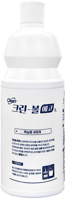 월드크린 크린볼 에코 욕실세정제, 1개, 1L