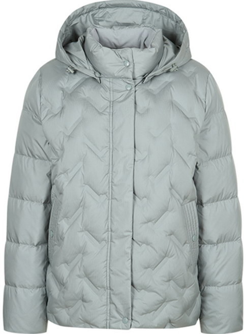 올포유 여성용 핫멜트 패턴 다운점퍼 ALDJNA231