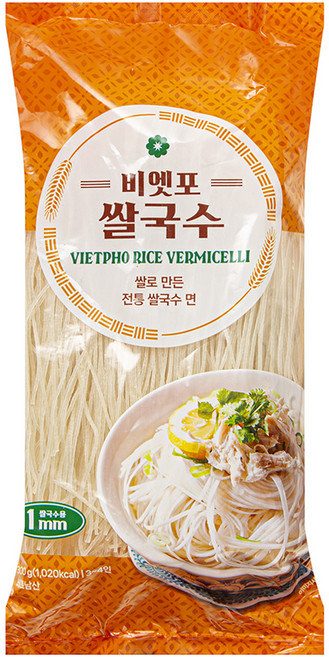 비엣포 쌀국수 버미셀리 1mm, 300g, 1개