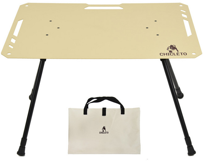 시크레토 퀵슬림 경량 테이블 + 가방 세트, 베이지