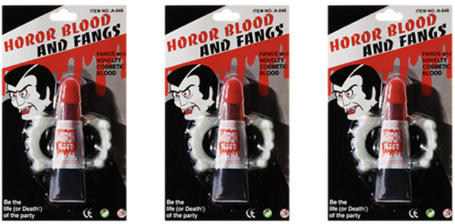 심플피+이빨set, 혼합색상, 3개