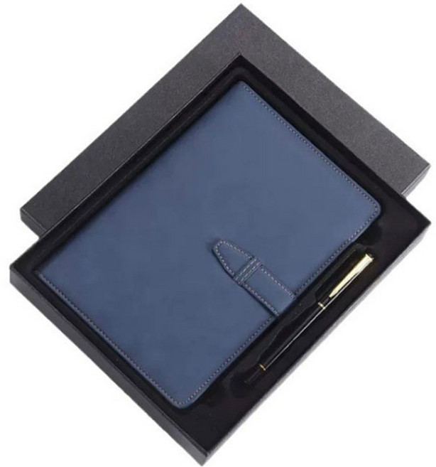 오피스플래닛 모던 A5 만년형 다이어리, 네이비, 1개