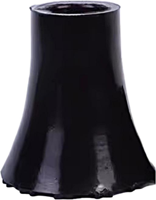 데이유즈 안전한 미끄럼 방지 목발 고무캡 블랙, 1개