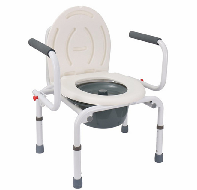 메디코 이동식 팔걸이 스윙 환자용 변기 MK-205, 화이트, 1개