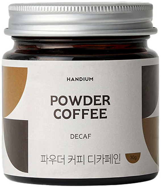 핸디엄 디카페인 파우더 커피, 30g, 1개